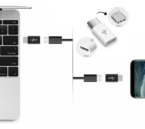 Convertidor Cable Adaptador Tipo C A V8