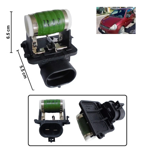 Resistencia Motoventilador Ford Courier 4 Cil 1.6l 2002