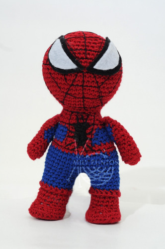 Amigurumi Spiderman Marvel (muñeco Tejido)