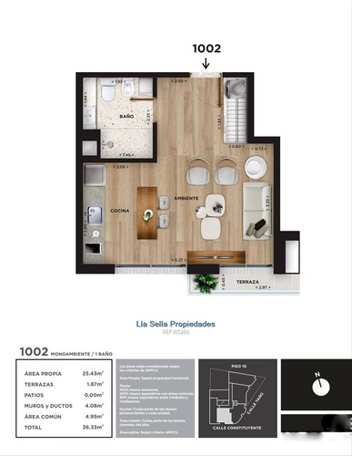Imagen 2 de 11 de Venta Monoambiente En Cordón Cw165268