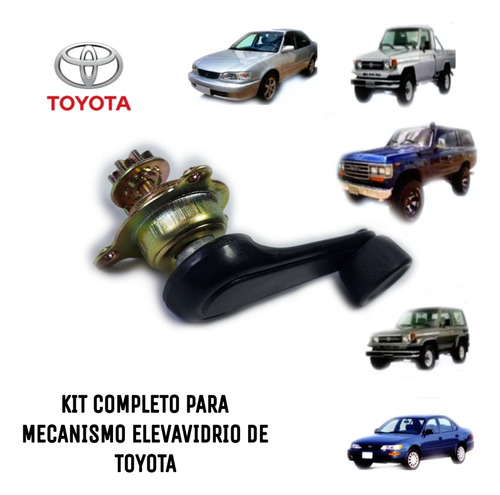 Kit Completo Para Mecanismo Elevavidrio De Toyota 