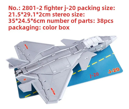 2801-1 Fighter F-22 (caja De Colores 4): Aumenta El Número D