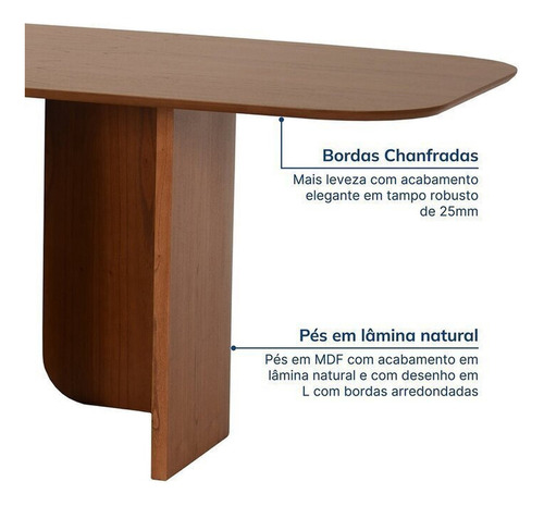 Kit Mesa De Jantar Boreal 180cm E 4 Cadeiras Jambu Cabecasa