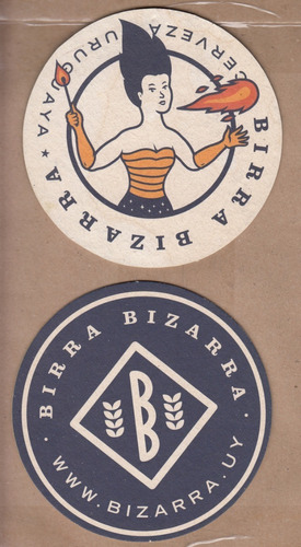 Cervezas De Uruguay Posavasos De Birra Bizarra Beer Coaster