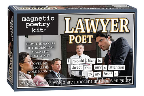 Set 3 Imane Tematica Para Padr Magnetic Poetry Lawyer