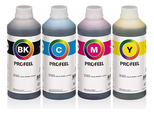 1 X Litro Tinta Profeel Inktec Para Brother Corante B1100