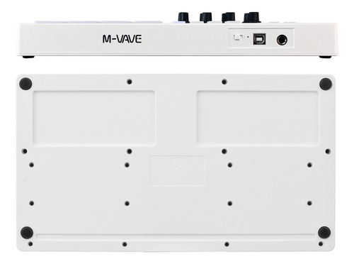 Teclado Usb M-vave Con Control Midi Mini Portátil De 25 Tecl