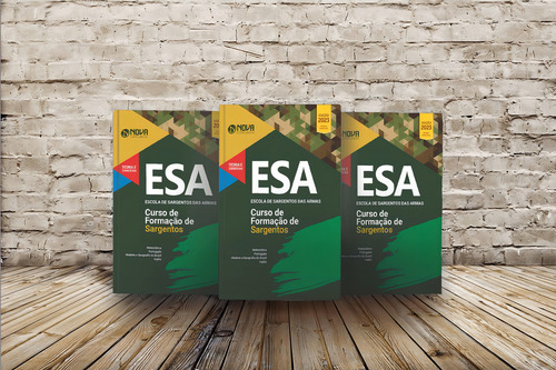 Apostila Esa 2023 - Sargentos, De Arc. Esa - Escola De Sargentos Das Armas, Vol. 1. Editorial Nova Concursos, Capa Mole, Edição 2023 Em Português, 2023