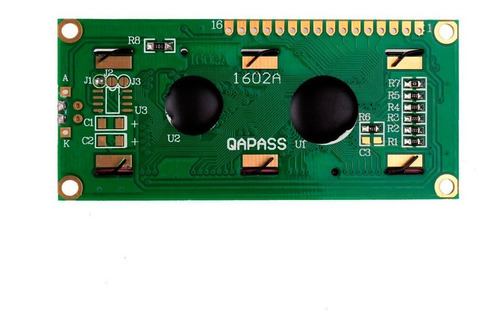 Tecneu Kit Pantalla Display 16x2 Lcd 1602a + Carcasa Acrílica + Interfaz I2c