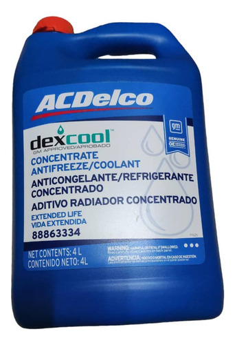 Refrigerante Acdelco 100% Puro