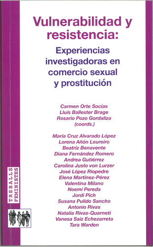 Vulnerabilidad Y Resistencia Experiencia Investigadoras En C