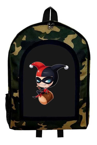 Mochila Camuflada Harley Queen Nueva Colección Modelo 36