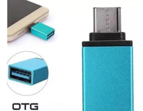 5 Piezas De Adaptador Otg Micro Usb V8 A Usb 3.0 Metalico