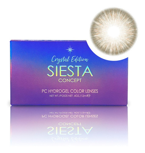 Imagen 2 de 8 de Siesta - Crystal Halo Khaki - Lentes De Contacto