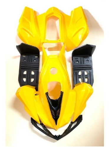 Carcasa Plástica Para Atv 49cc2t Aro 6 Color Amarillo