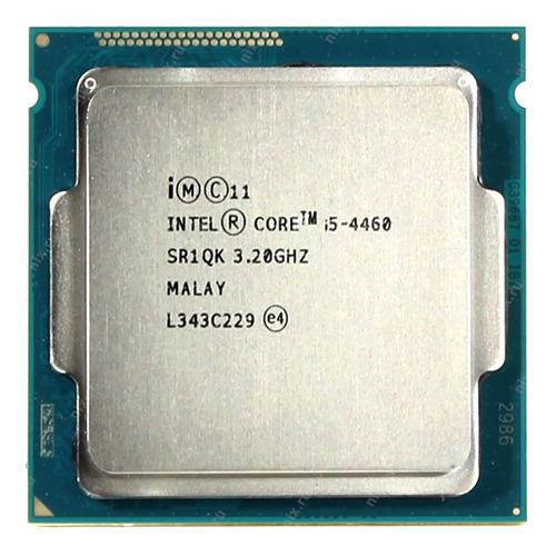 Procesador Intel Core i5-4460 BX80646I54460  de 4 núcleos y  3.4GHz de frecuencia con gráfica integrada