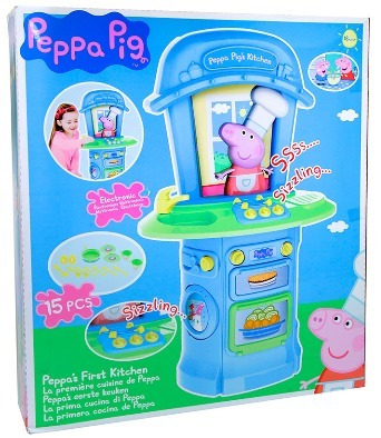 Cozinha Da Peppa Pig Eletronica 15 Peças Dtc