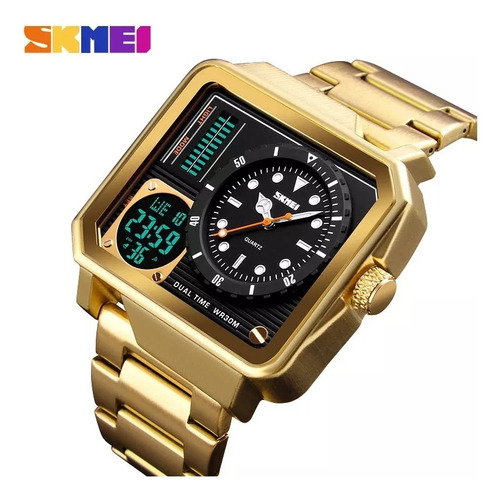 Relógio Masculino Skimei Luxo Digital Funcional
