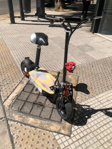 Monopatín Eléctrico Velocífero Sunra Con Asiento 1500w