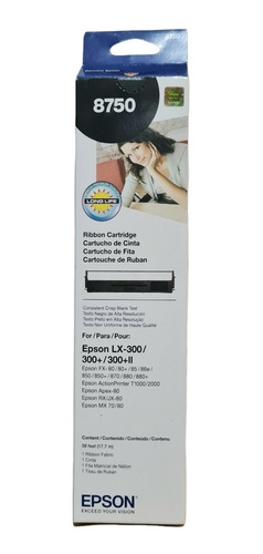 Imagem 1 de 2 de Kit 10 Fita Original Epson 8750 - Lx300 Lx-300+ Lx-300+ii