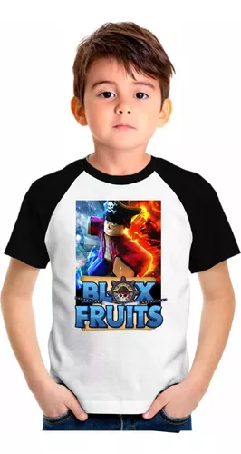 Camiseta Blox Fruits Camisa Do Jogo Roblox Blusa Blox Fruits