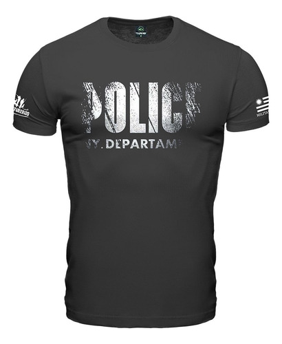 Remera Camiseta Estampada Manga Corta Hombre Police