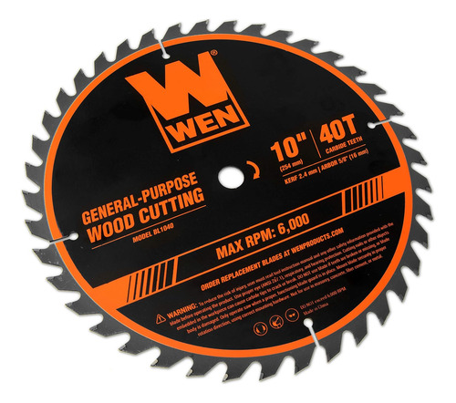 Wen Bl1040 Professional Con Punta De Carburo De 10 Pulgadas