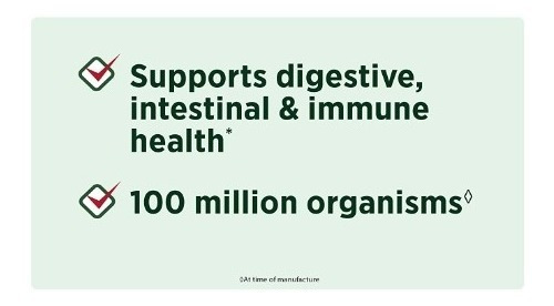 Nature's Bounty Acidophilus Probiotic 200 tabletas Paquete de 2 x 100 100 millones de cultivos activos de Lactobacillus acidophilus sin gluten ni OMG sin sabores ni edulcorantes artificiales