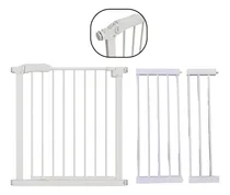 Comprar Puerta De Seguridad Jazak Retractil Mascotas Bebes Escaleras Color Blanco