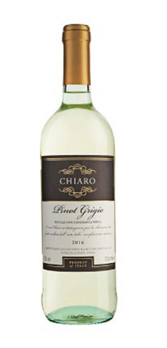 Caja De 12 Vino Blanco Chiaro Pinot Grigio 750 Ml