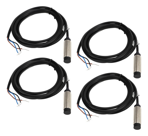 Juego De 4 Sondas Inductivas De Proximidad De 12 Mm, Npn, 3