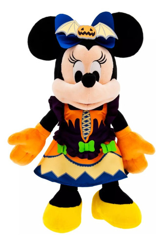 Peluche De Minnie Mouse  Halloween Brilla En La Oscuridad