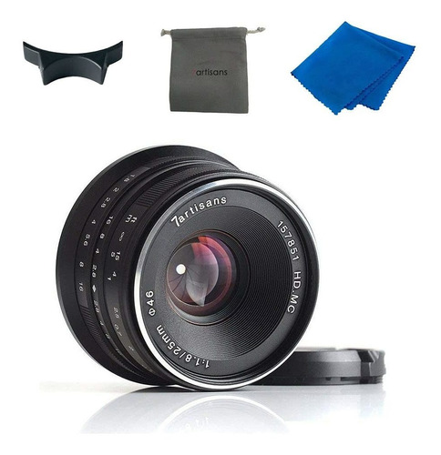 Objetivo Foto Para Fujifilm 0.984 in 1,8 Color Negro