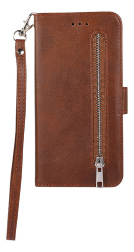 Funda Para Samsung Galaxy A7 2018/ A8 2018/ J4 2018, Funda Tipo Cartera Con Cierre, Correa Para La Muñeca, Función Atril