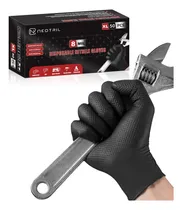 Comprar Guantes Desechables Nitrilo 8 Mil Textura Diamante Sin Látex