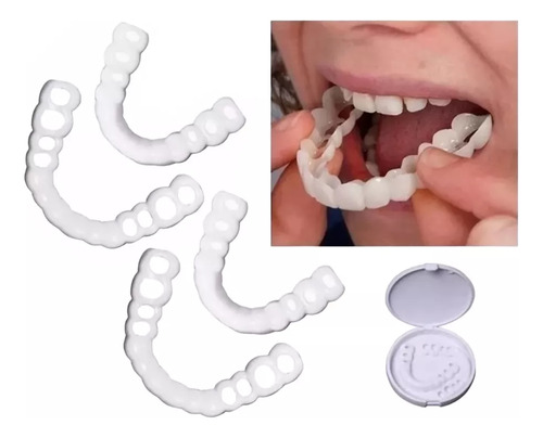 2 Pares De Dentaduras Superiores E Inferiores (dentaduras Po