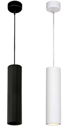 Lámpara De Techo Cilíndrica De 30 Cm, Color Blanco
