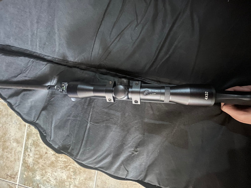 Rifle Aire Comprimido Snowpeak 5,5 Con 2 Miras Y Funda Negro 55 Mm (Usado)