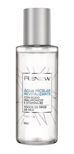 Renew - Água Micelar Revitalizante - Ácido Hialurônico E B3