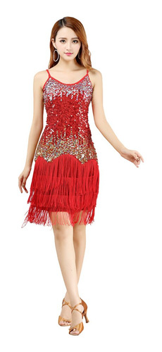 Vestidos De Baile Latino Sling Para Mujer Para Bailar Salsa