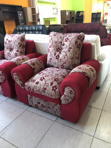 Moderno Juego De Living Sillon Sofa Victoria