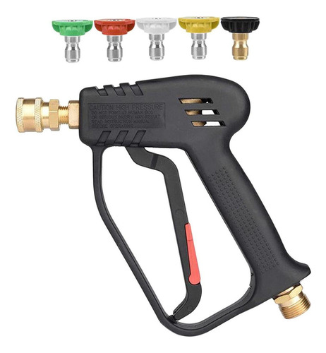 Pistola Lavadora Profesional De Pistola Lavadora + Boquillas