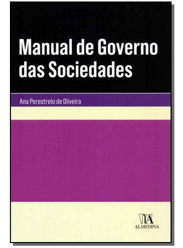 Manual De Governo Das Sociedades, De Diversos Autores. Editora Almedina, Capa Mole Em Português, 2021