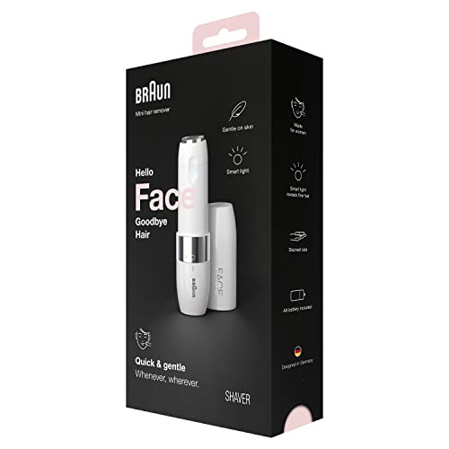 Braun Mini Removedor De Pelo, Depilación Facial Eléctrica Pa