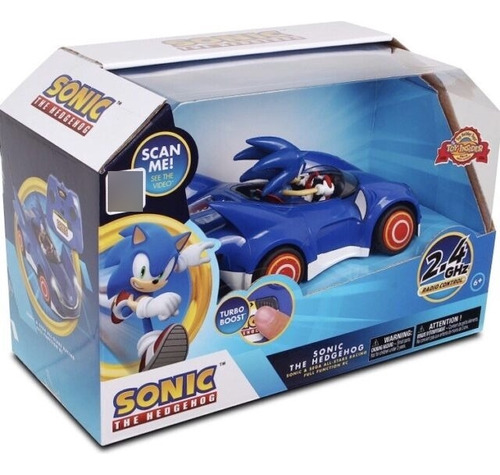Sonic Vehículo Con Control Remoto The Hedgehog 64182