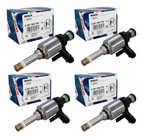 4 Bico Injetor Injeção Alta Fusca Jetta 13/17 2.0 Tsi 211cv