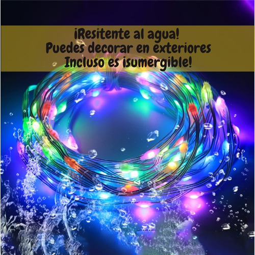Luzes LED decorativas de Natal Rainbow Effect 10 Mt App/USB Cor das luzes Multicolor