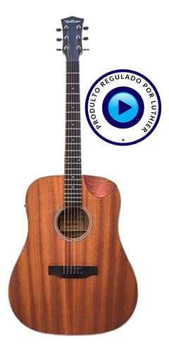 Violão Acústico Redburn Rb-200 Mgs Regulado Luthier