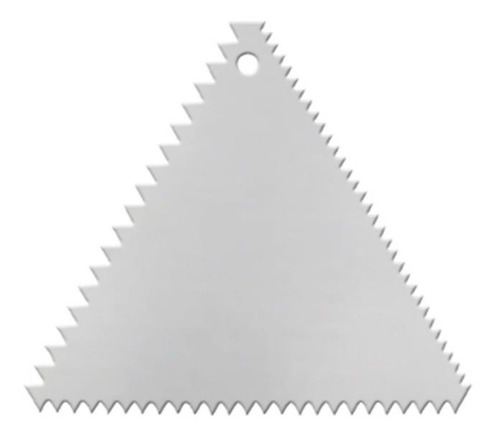 Peine O Triangulo  Para Decorado Pasteleria, Acero Inox