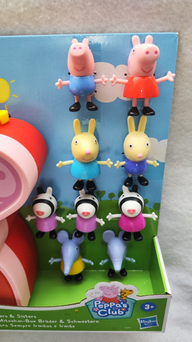 Peppa Pig George Y Sus Amigos Estuche Con 9 Figuras